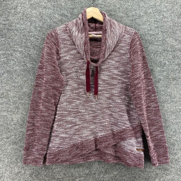 Unbranded Tops - Unbranded Sweater Pullover Women M Medium Purple Knit Cowl Neck Cotton Casual